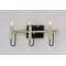 Maxim Lighting Sullivan 3-Light " Wide Black / Gold Vanity Light 10253BKGLD - alternate 3